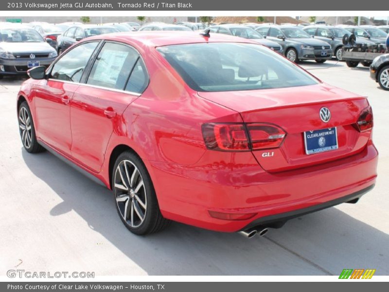 Tornado Red / Titan Black 2013 Volkswagen Jetta GLI Autobahn