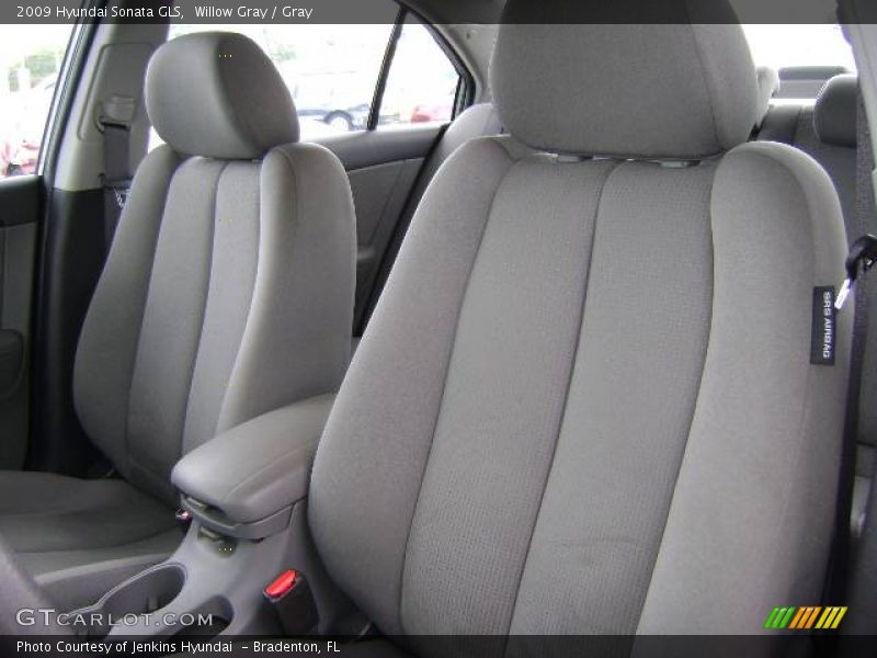 Willow Gray / Gray 2009 Hyundai Sonata GLS