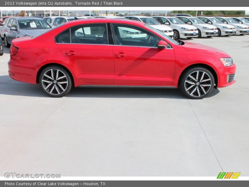 Tornado Red / Titan Black 2013 Volkswagen Jetta GLI Autobahn