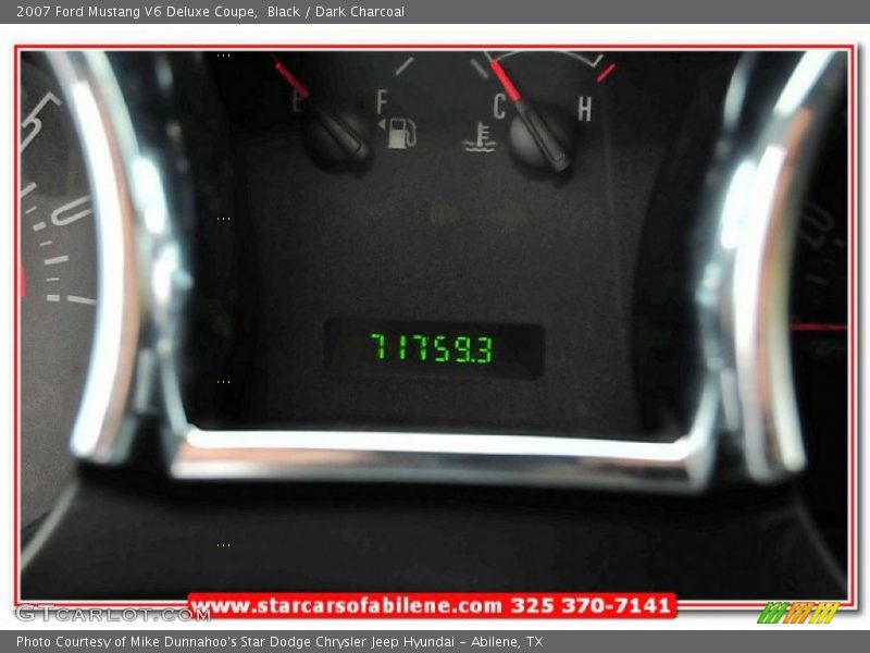 Black / Dark Charcoal 2007 Ford Mustang V6 Deluxe Coupe