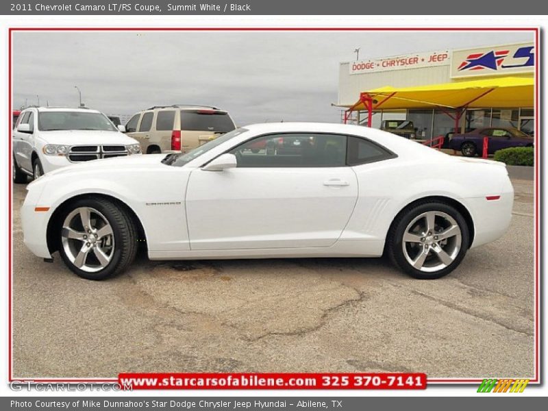 Summit White / Black 2011 Chevrolet Camaro LT/RS Coupe