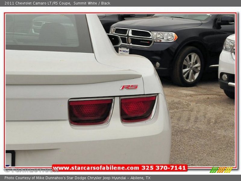 Summit White / Black 2011 Chevrolet Camaro LT/RS Coupe