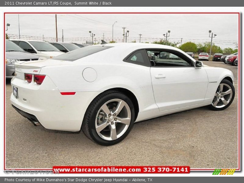 Summit White / Black 2011 Chevrolet Camaro LT/RS Coupe