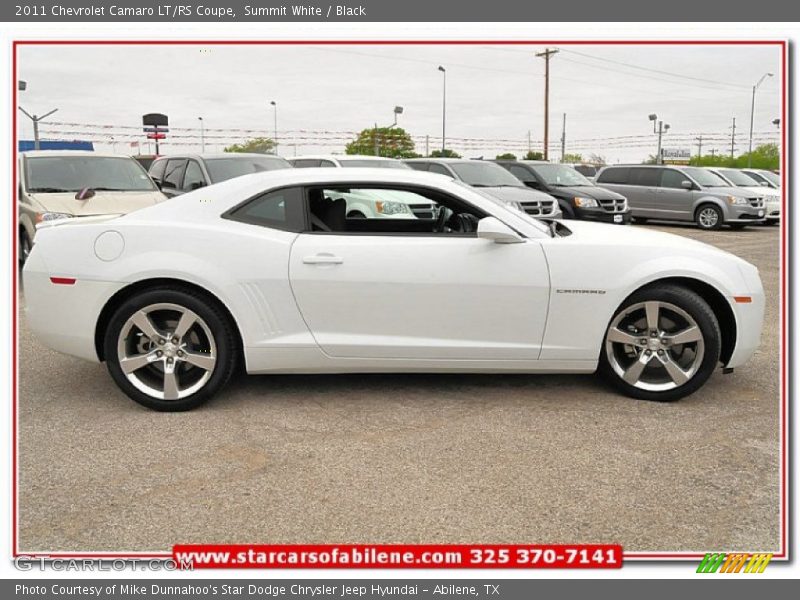 Summit White / Black 2011 Chevrolet Camaro LT/RS Coupe