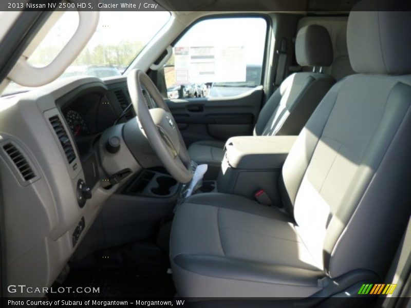 Glacier White / Gray 2013 Nissan NV 2500 HD S