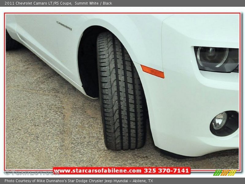 Summit White / Black 2011 Chevrolet Camaro LT/RS Coupe