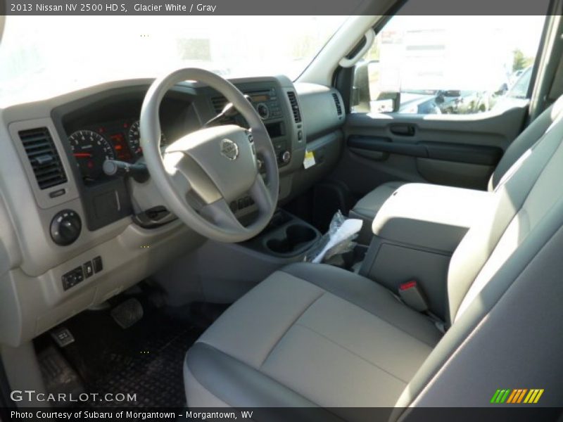 Glacier White / Gray 2013 Nissan NV 2500 HD S