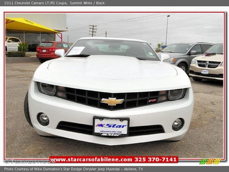 Summit White / Black 2011 Chevrolet Camaro LT/RS Coupe