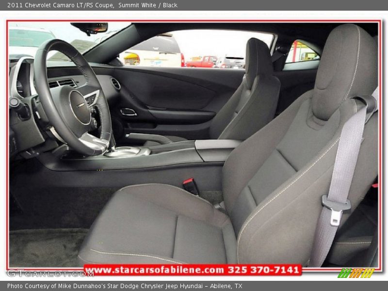 Summit White / Black 2011 Chevrolet Camaro LT/RS Coupe