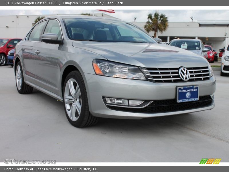 Tungsten Silver Metallic / Titan Black 2013 Volkswagen Passat TDI SEL