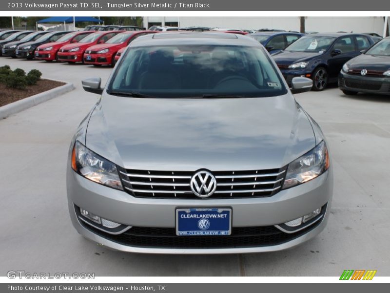 Tungsten Silver Metallic / Titan Black 2013 Volkswagen Passat TDI SEL