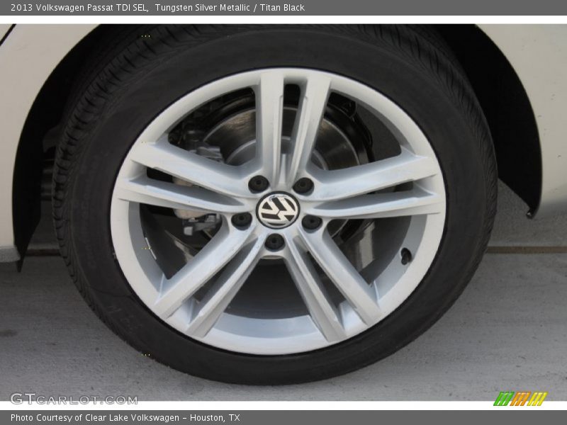 Tungsten Silver Metallic / Titan Black 2013 Volkswagen Passat TDI SEL