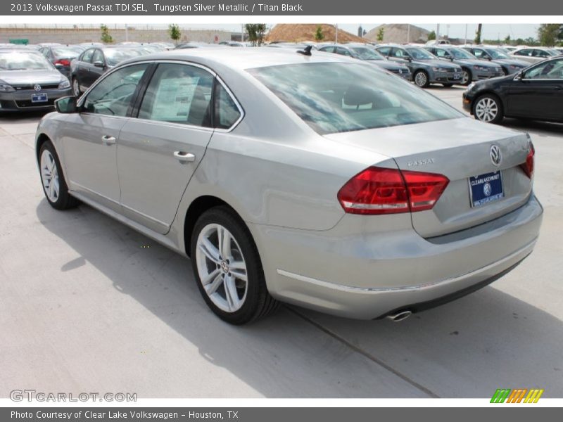 Tungsten Silver Metallic / Titan Black 2013 Volkswagen Passat TDI SEL