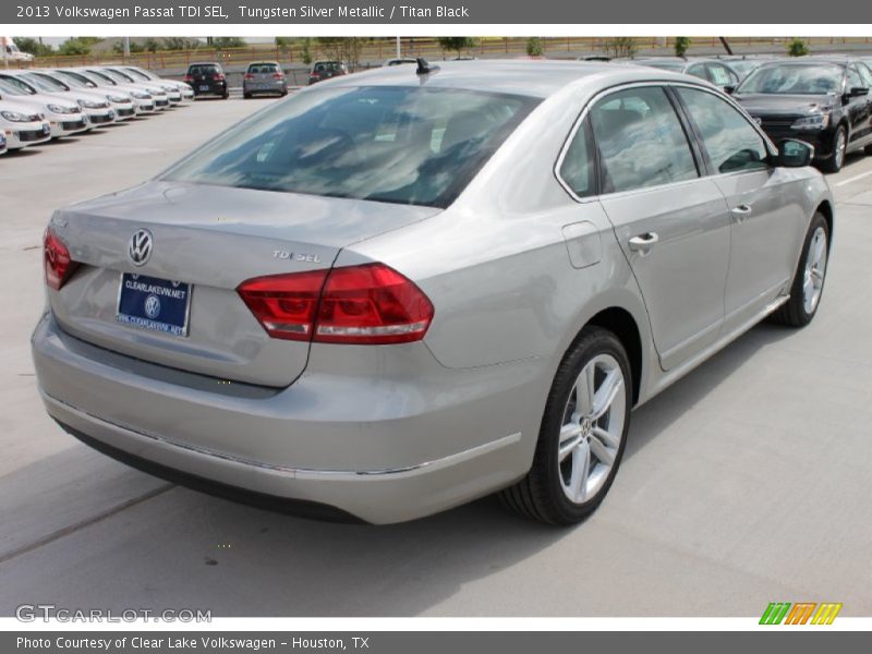 Tungsten Silver Metallic / Titan Black 2013 Volkswagen Passat TDI SEL
