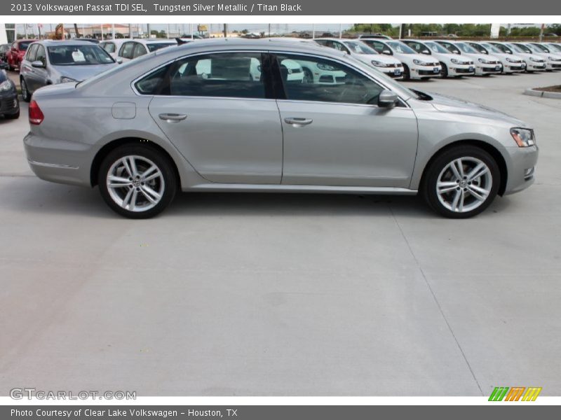 Tungsten Silver Metallic / Titan Black 2013 Volkswagen Passat TDI SEL
