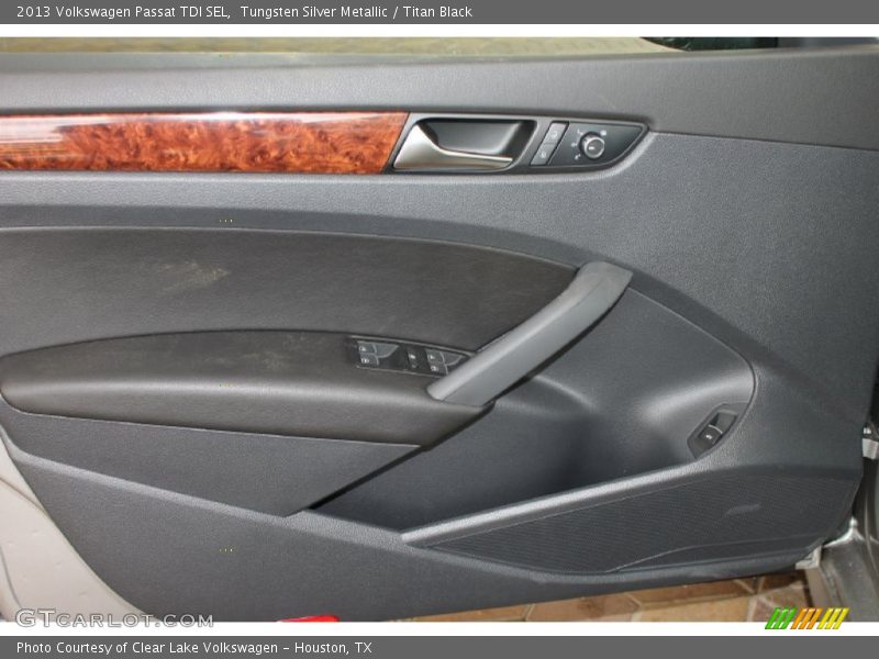 Tungsten Silver Metallic / Titan Black 2013 Volkswagen Passat TDI SEL