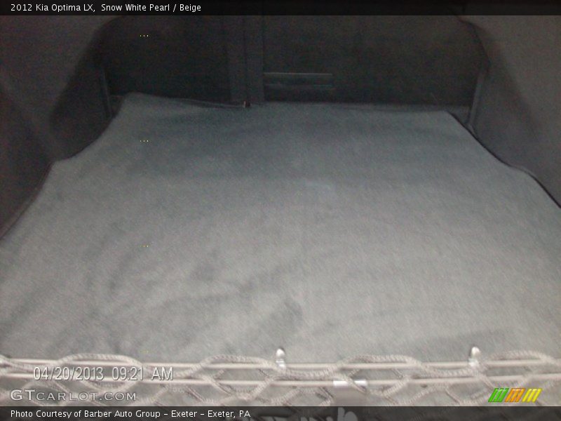 Snow White Pearl / Beige 2012 Kia Optima LX