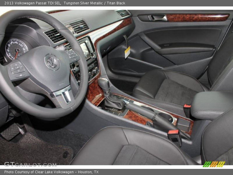 Tungsten Silver Metallic / Titan Black 2013 Volkswagen Passat TDI SEL