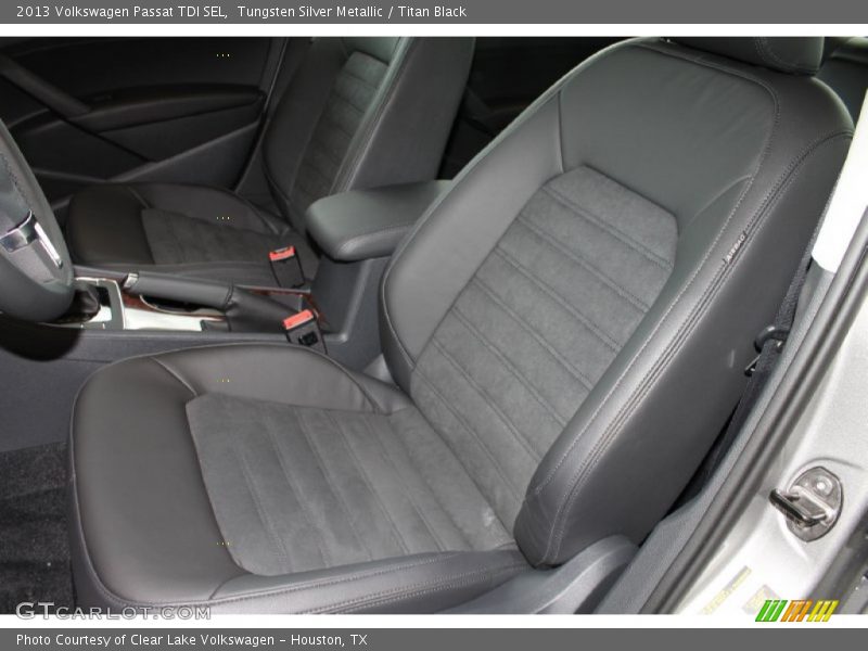 Tungsten Silver Metallic / Titan Black 2013 Volkswagen Passat TDI SEL