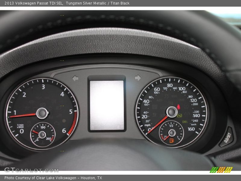 Tungsten Silver Metallic / Titan Black 2013 Volkswagen Passat TDI SEL