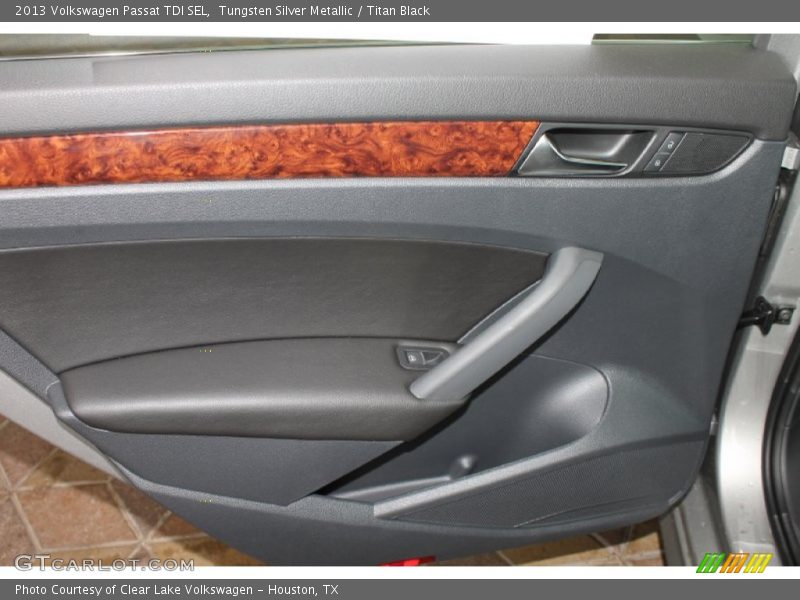 Tungsten Silver Metallic / Titan Black 2013 Volkswagen Passat TDI SEL
