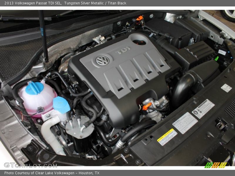 Tungsten Silver Metallic / Titan Black 2013 Volkswagen Passat TDI SEL