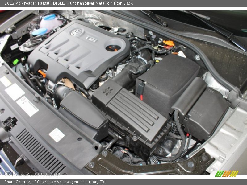 Tungsten Silver Metallic / Titan Black 2013 Volkswagen Passat TDI SEL