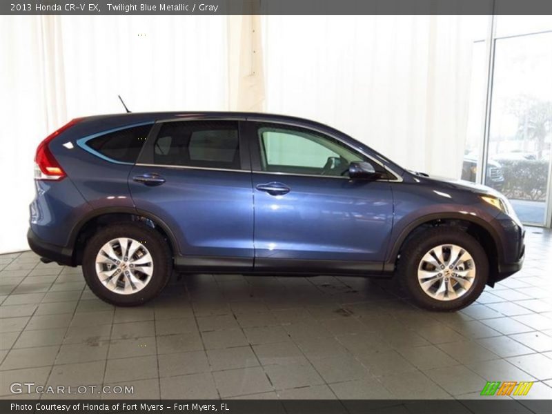 Twilight Blue Metallic / Gray 2013 Honda CR-V EX