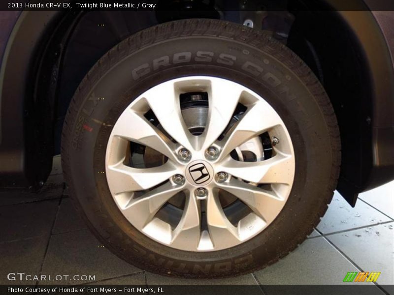 Twilight Blue Metallic / Gray 2013 Honda CR-V EX