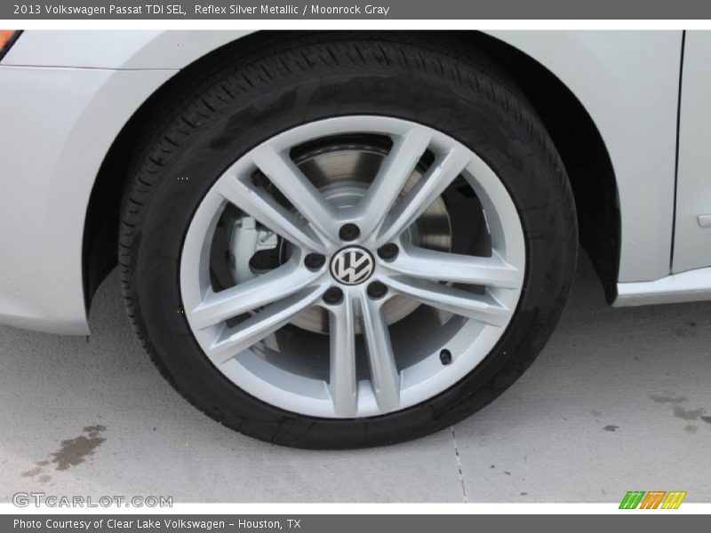 Reflex Silver Metallic / Moonrock Gray 2013 Volkswagen Passat TDI SEL