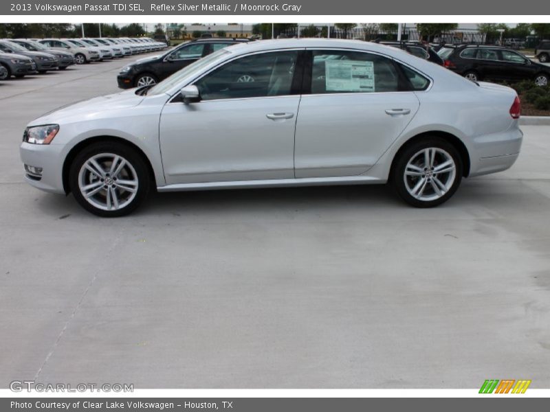 Reflex Silver Metallic / Moonrock Gray 2013 Volkswagen Passat TDI SEL