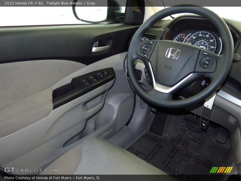 Twilight Blue Metallic / Gray 2013 Honda CR-V EX