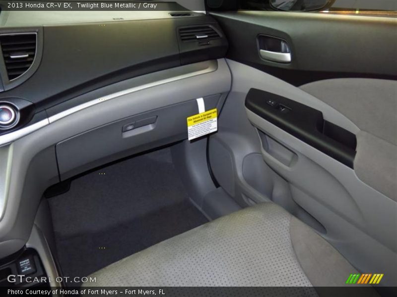 Twilight Blue Metallic / Gray 2013 Honda CR-V EX