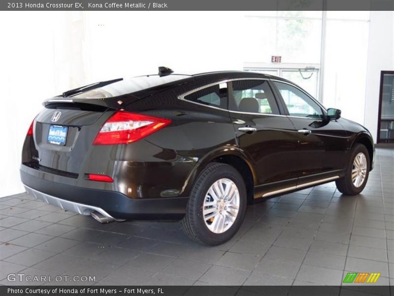 Kona Coffee Metallic / Black 2013 Honda Crosstour EX