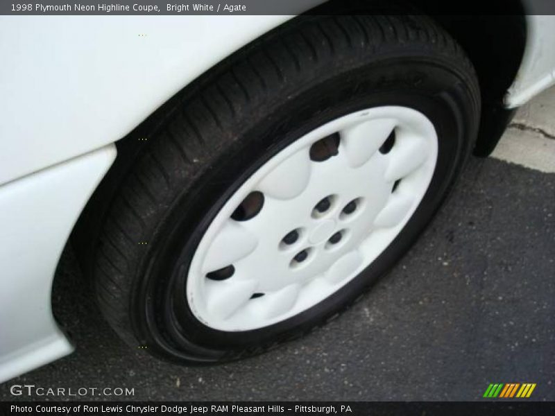 Bright White / Agate 1998 Plymouth Neon Highline Coupe