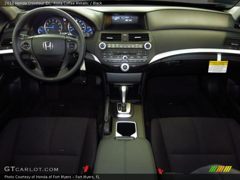 Kona Coffee Metallic / Black 2013 Honda Crosstour EX