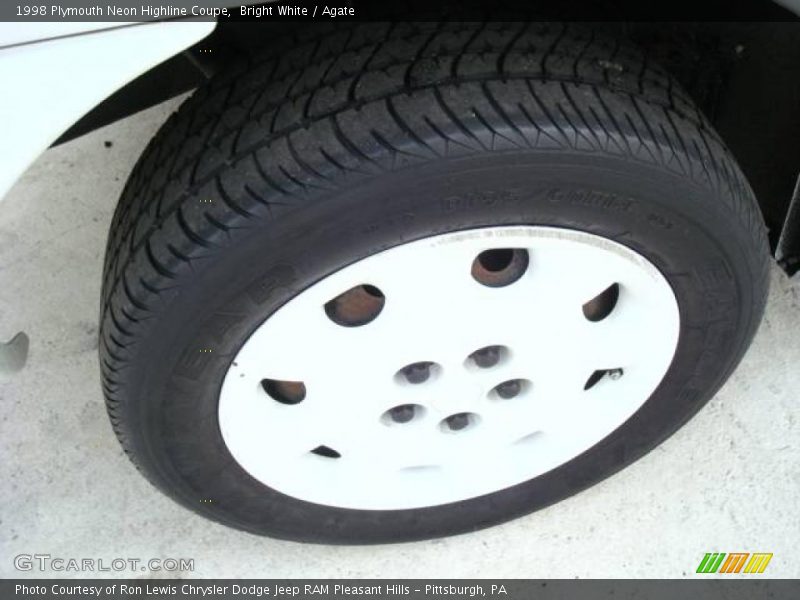 Bright White / Agate 1998 Plymouth Neon Highline Coupe