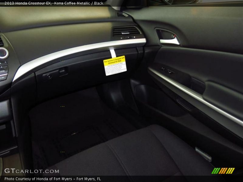 Kona Coffee Metallic / Black 2013 Honda Crosstour EX