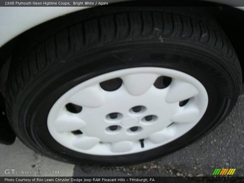 Bright White / Agate 1998 Plymouth Neon Highline Coupe