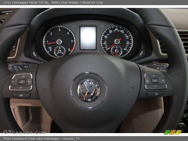 Reflex Silver Metallic / Moonrock Gray 2013 Volkswagen Passat TDI SEL