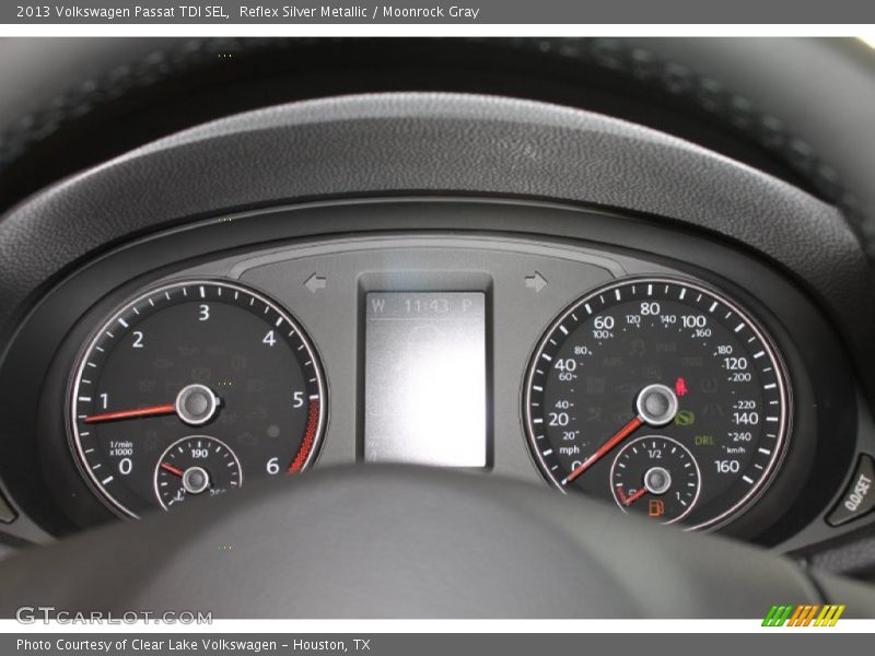 Reflex Silver Metallic / Moonrock Gray 2013 Volkswagen Passat TDI SEL