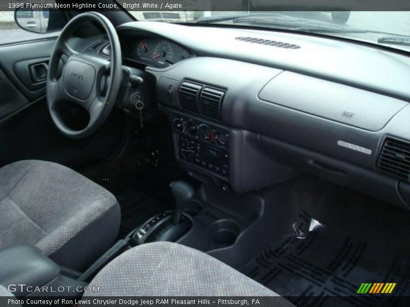 Bright White / Agate 1998 Plymouth Neon Highline Coupe