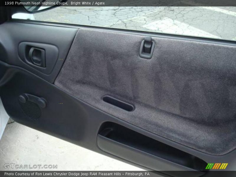 Bright White / Agate 1998 Plymouth Neon Highline Coupe