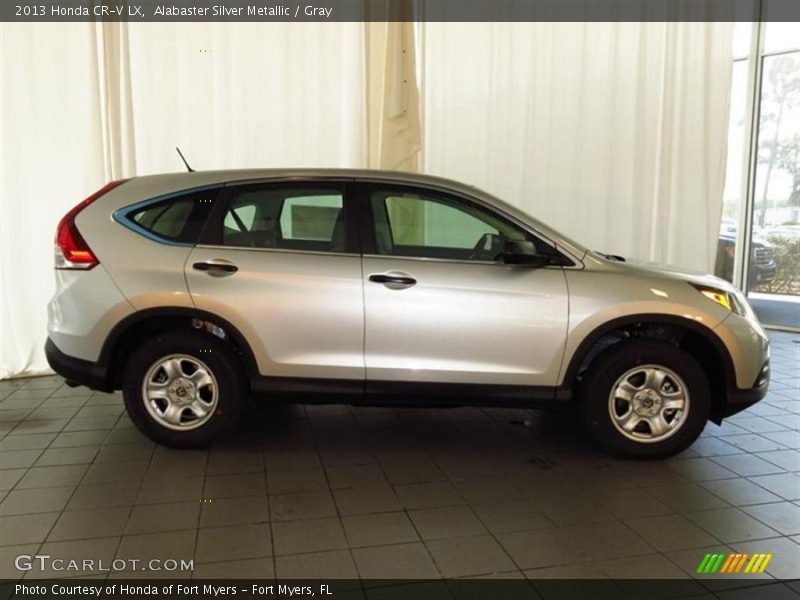 Alabaster Silver Metallic / Gray 2013 Honda CR-V LX
