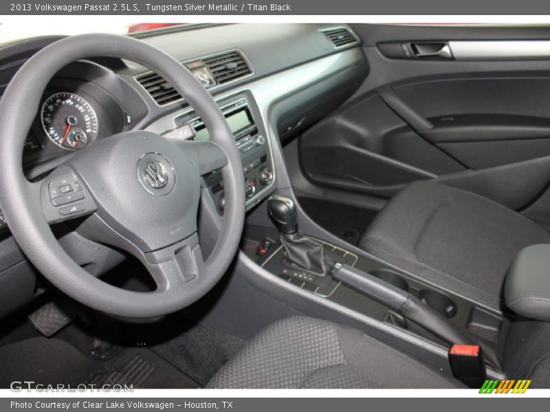 Tungsten Silver Metallic / Titan Black 2013 Volkswagen Passat 2.5L S