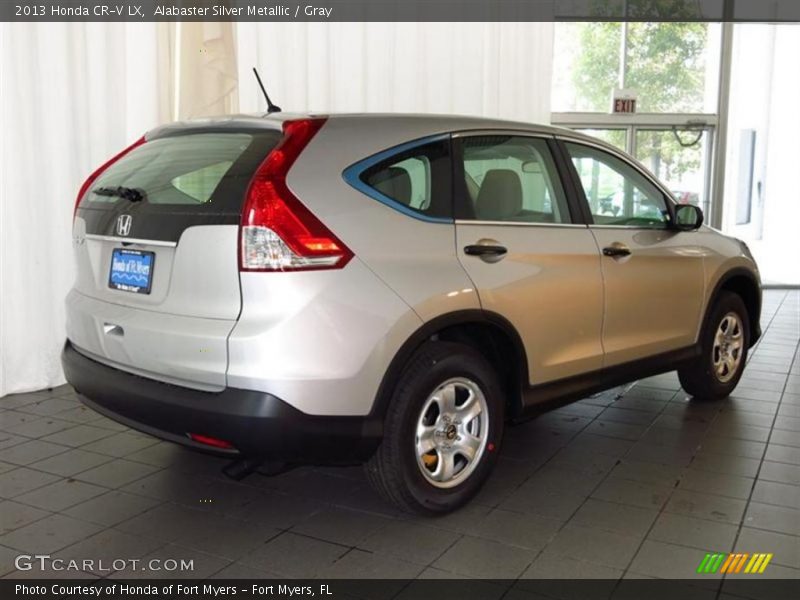 Alabaster Silver Metallic / Gray 2013 Honda CR-V LX