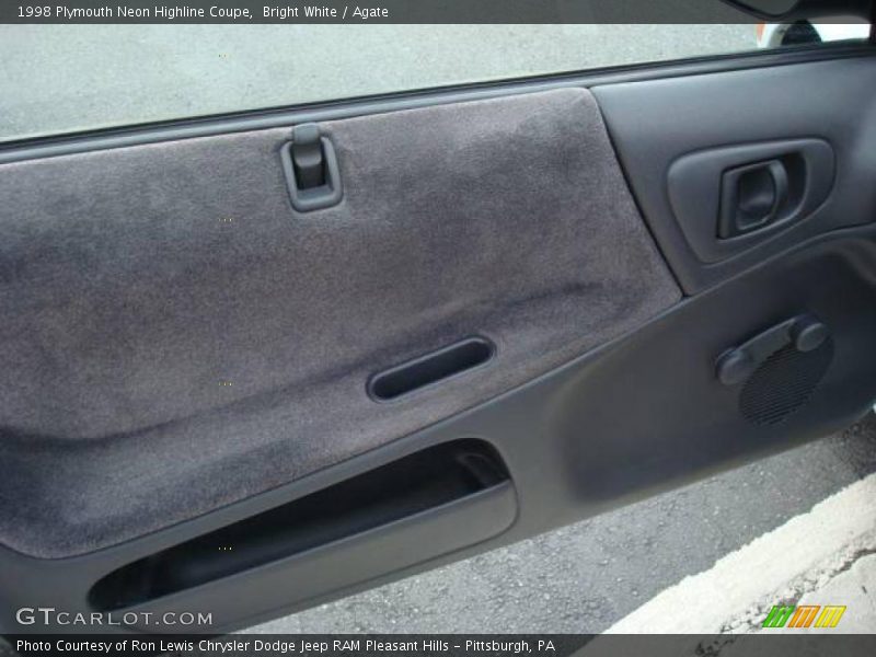 Bright White / Agate 1998 Plymouth Neon Highline Coupe