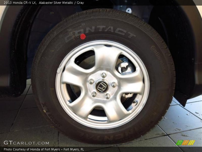 Alabaster Silver Metallic / Gray 2013 Honda CR-V LX