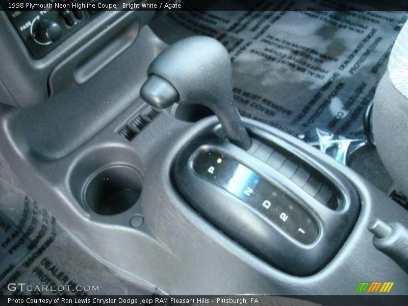 Bright White / Agate 1998 Plymouth Neon Highline Coupe