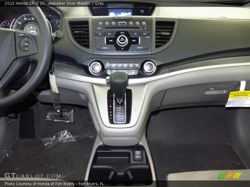 Alabaster Silver Metallic / Gray 2013 Honda CR-V LX
